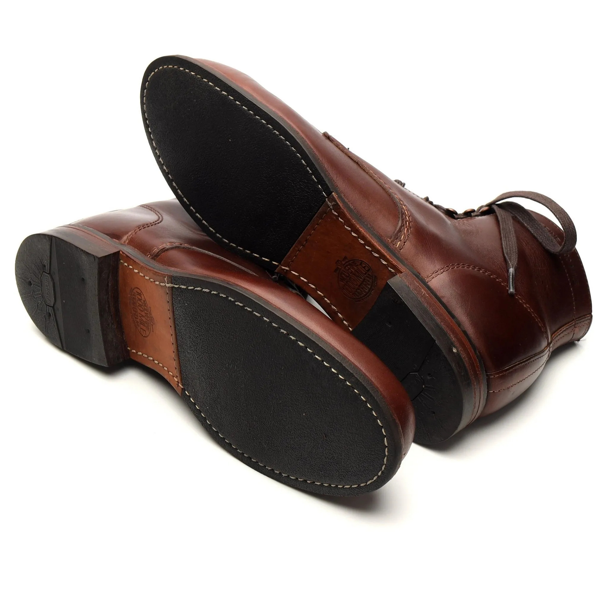 1000 Mile Brown Leather Boots UK 8 US 9 D