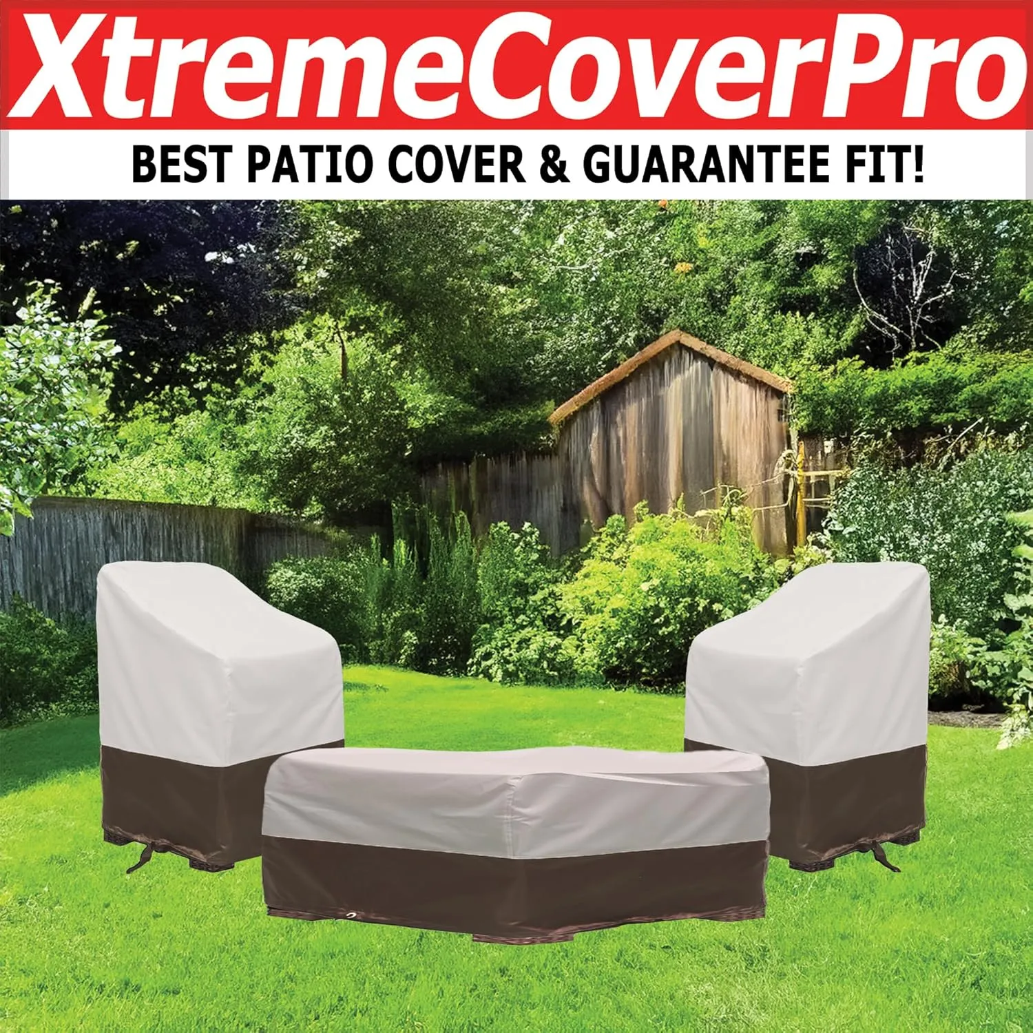 24D x 24W x 36H UV-proof Waterproof Furniture Patio Cover 520D beige brown two tone 24x24x36 breathable dust proof sofa table chair storage bar high chair color black sectional armless 2pack