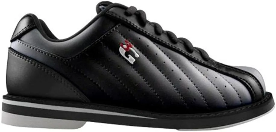 3G Mens Kicks Unisex Bowling Shoes- Black 5.5 US, Black, 5.5 US