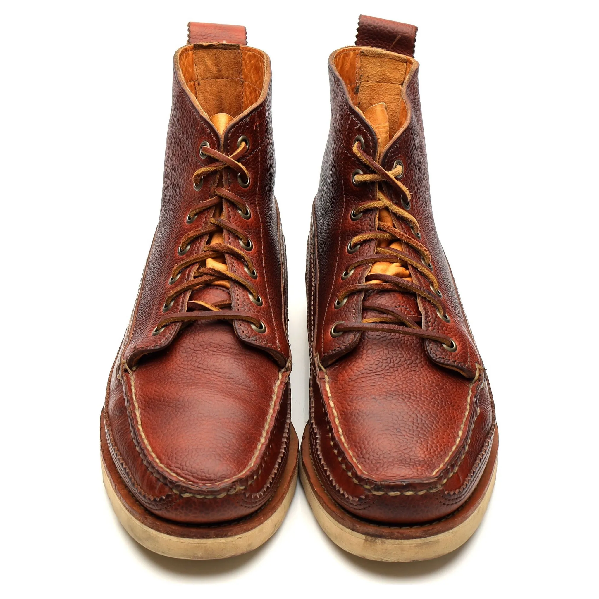 '5" Dress Hunt Boots' Tan Brown Leather Boots UK 9 US 10 E