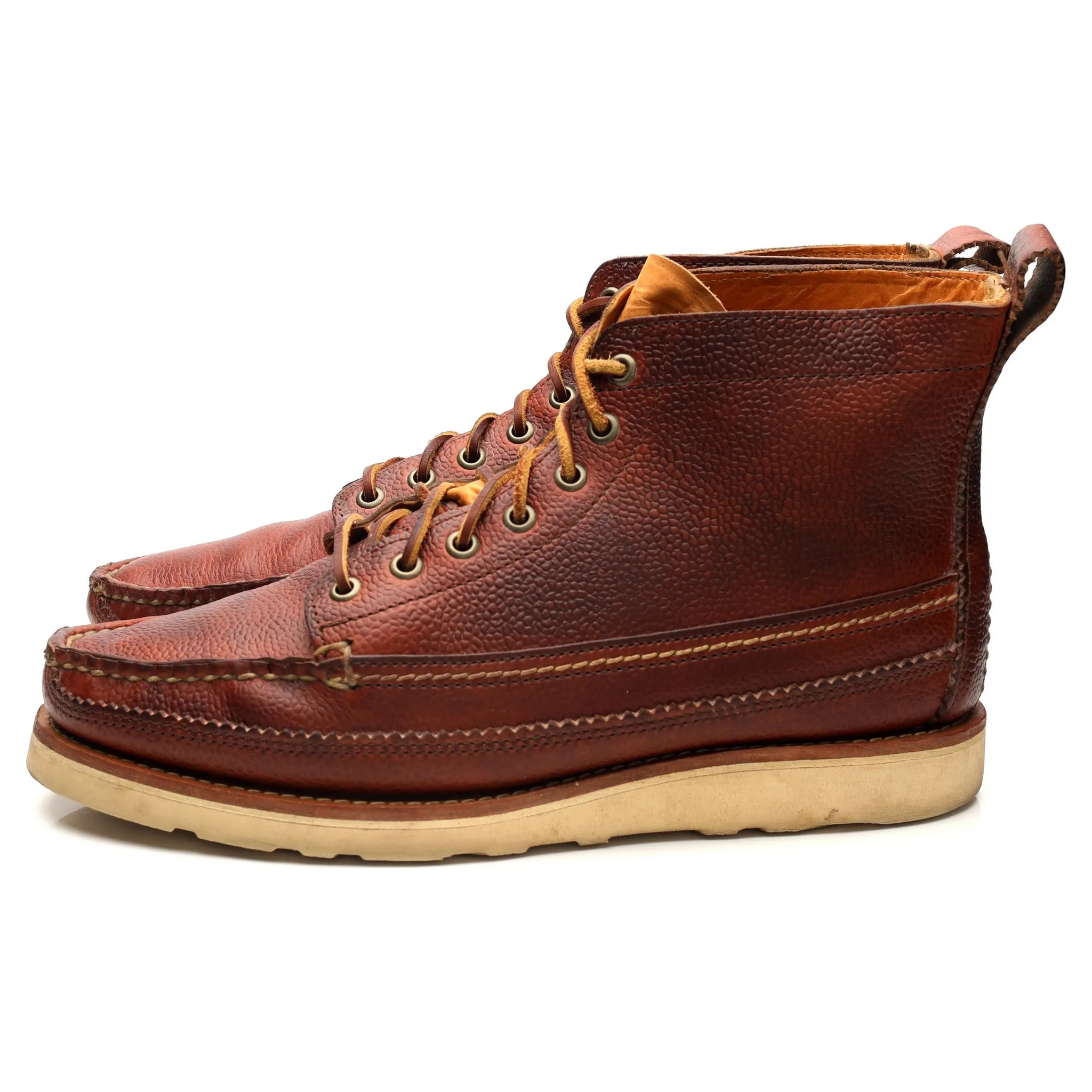 '5" Dress Hunt Boots' Tan Brown Leather Boots UK 9 US 10 E