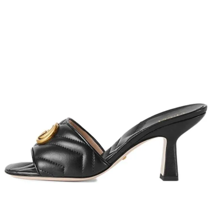 674839 BKO00 1000 BLACK GUCCI WOMEN SANDAL