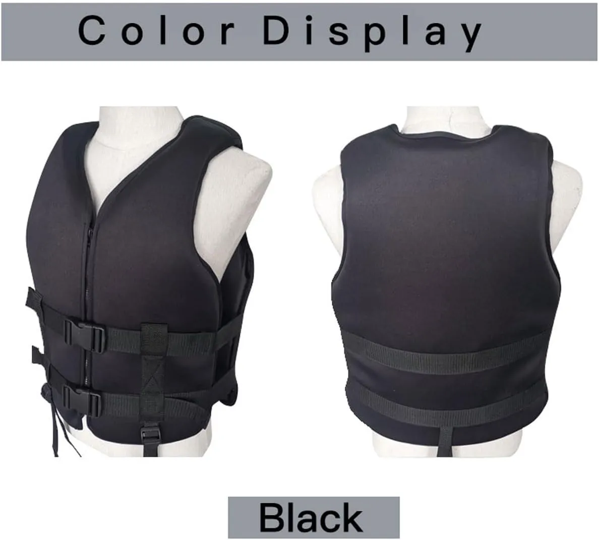 Adult Kayak Vest High Buoyancy Swim Vest Women's Men's Adjustable Safety Jacket, for Outdoor Swimming, Boating, Fishing, Surfing Pool, Beach, Boating, Lake, and More Water Sports
