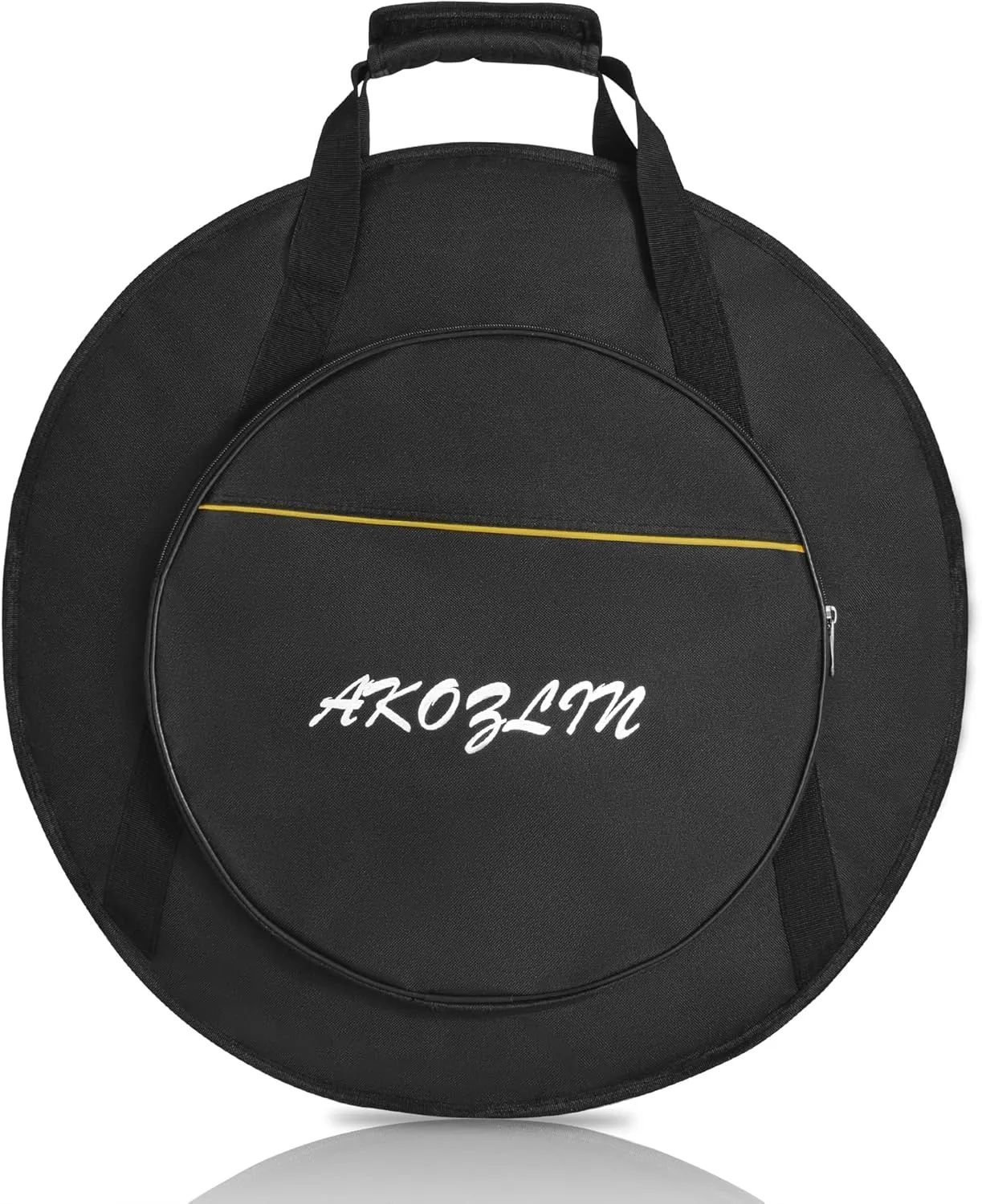 AKOZLIN 22" Cymbal Gig Bag with Carry Handle,5mm thick Padded cotton for perfect protection, Great for Dust-proof and waterproof Storage