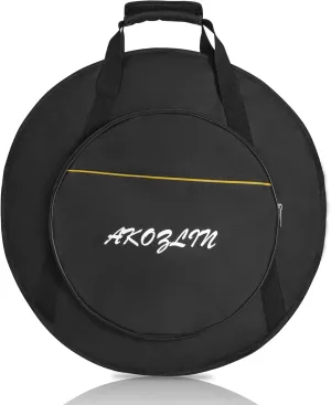 AKOZLIN 22" Cymbal Gig Bag with Carry Handle,5mm thick Padded cotton for perfect protection, Great for Dust-proof and waterproof Storage