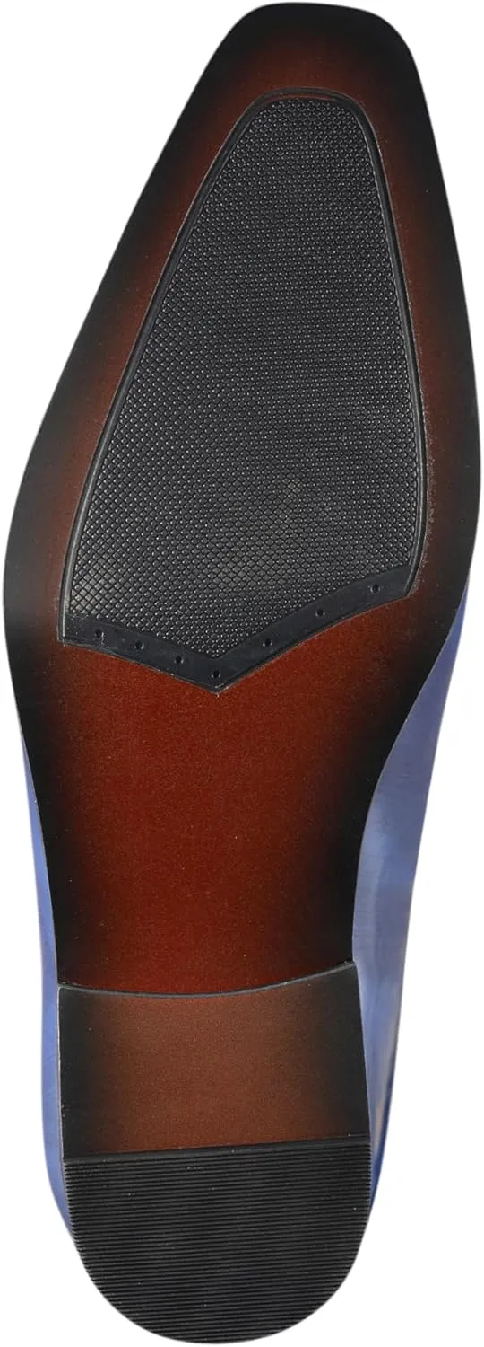 Amali Oxford Dress Shoes for Men with Textured Cap Toe, Men's Oxford Shoes Made from Premium PU Leather, Versatile Formal Footwear for All Occasions