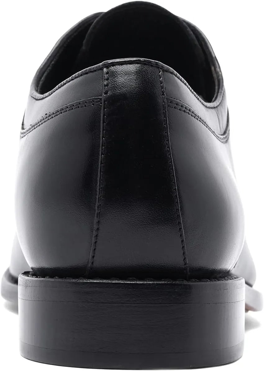 Anthony Veer Wallace Split-Toe Dress Shoes for Men | Lace-up | Goodyear Welt Construction | Cushioned Footbed & Recraftable Leather Sole with Stacked Heel | Full Grain Calfskin Leather Upper
