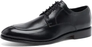 Anthony Veer Wallace Split-Toe Dress Shoes for Men | Lace-up | Goodyear Welt Construction | Cushioned Footbed & Recraftable Leather Sole with Stacked Heel | Full Grain Calfskin Leather Upper