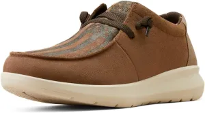ARIAT Mens Hilo Washed Grey Denim Casual Shoe