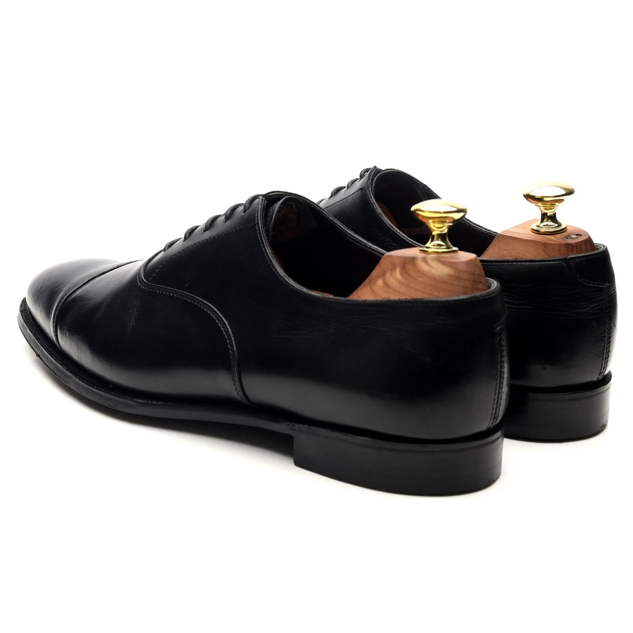 'Audley' Black Leather Oxford UK 7.5 E