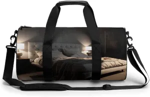 Bedroom Bed Gym Bag Sport Gym Tote Bag Lightweight Duffle Bag Carry On Weekender Bags for Women Men