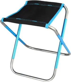 BESPORTBLE Folding Beach Chair Compact Camping Stool Portable Folding Stool Comfortable Outdoor Multi-Functional Beach Accessory