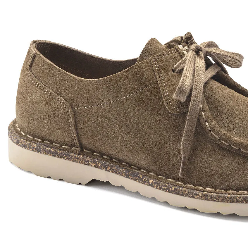 Birkenstock Gray Taupe Pasadena III Men's Moc Toe Walking Shoes R1019154