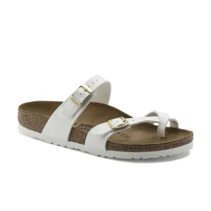 Birkenstock Womens Mayari Birko-flor - White