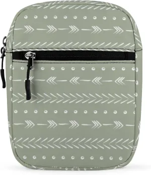 Boho Arrows Mudcloth Detachable Shoulder Strap Small Shoulder Bag Unisex