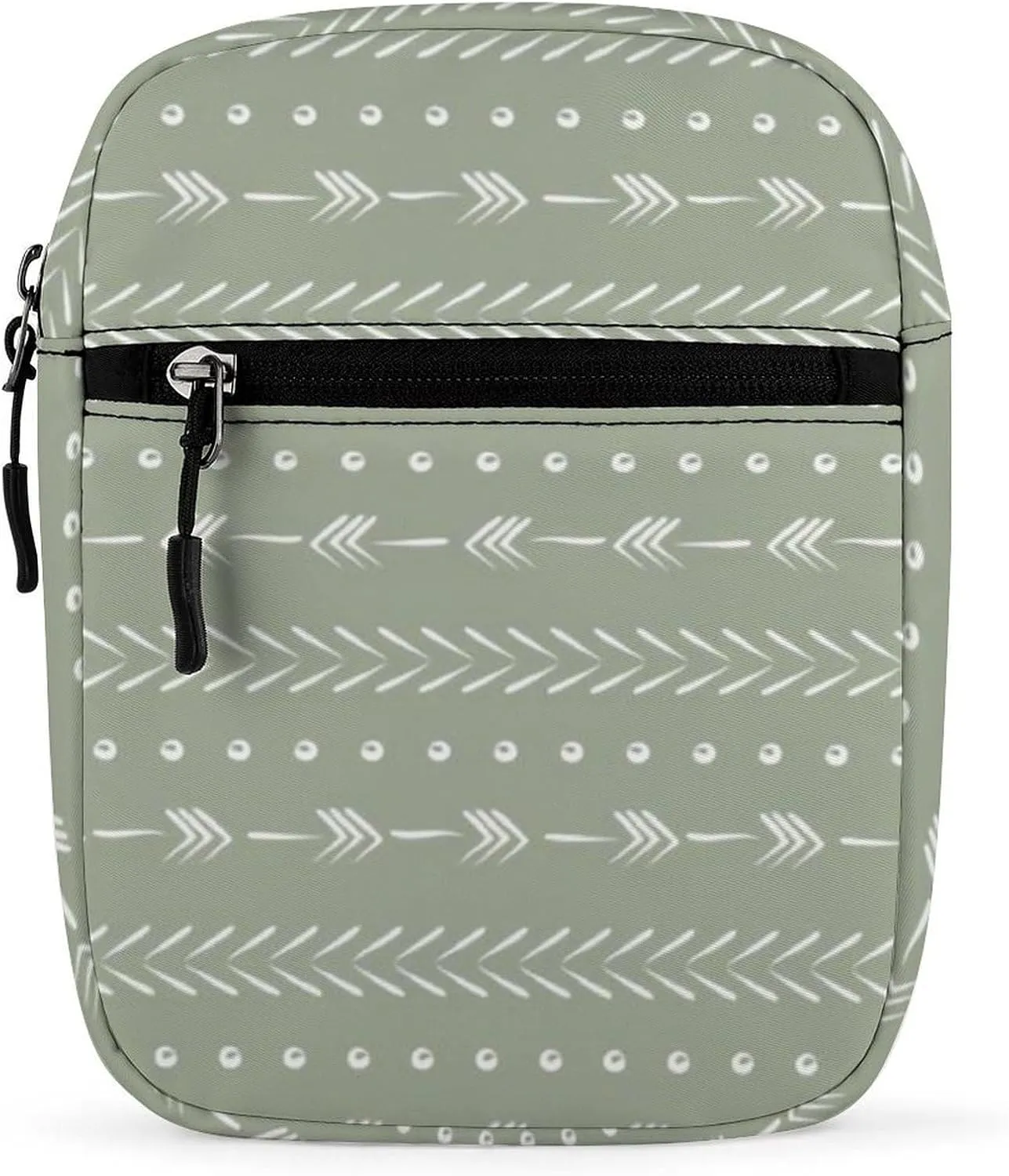 Boho Arrows Mudcloth Detachable Shoulder Strap Small Shoulder Bag Unisex