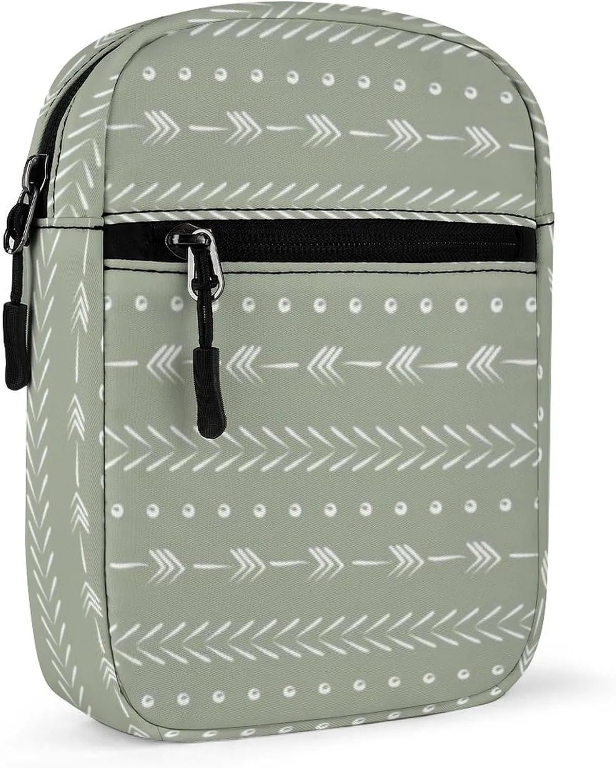 Boho Arrows Mudcloth Detachable Shoulder Strap Small Shoulder Bag Unisex