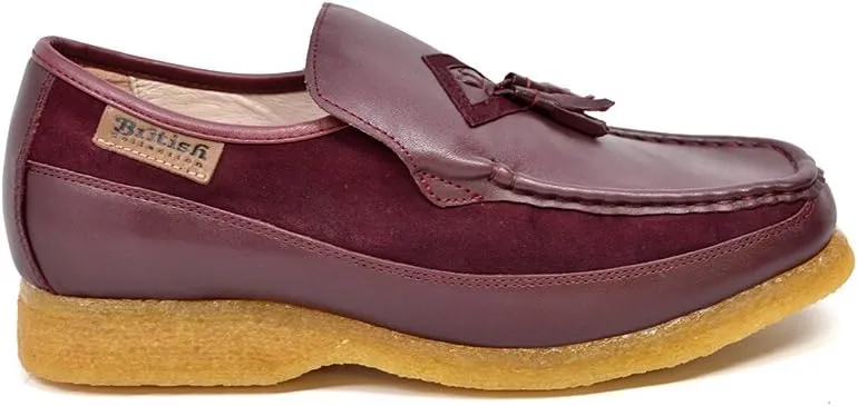 British Collection - Brooklyn Leather and Suede Combo Shoes [2200-1 -2200-4]