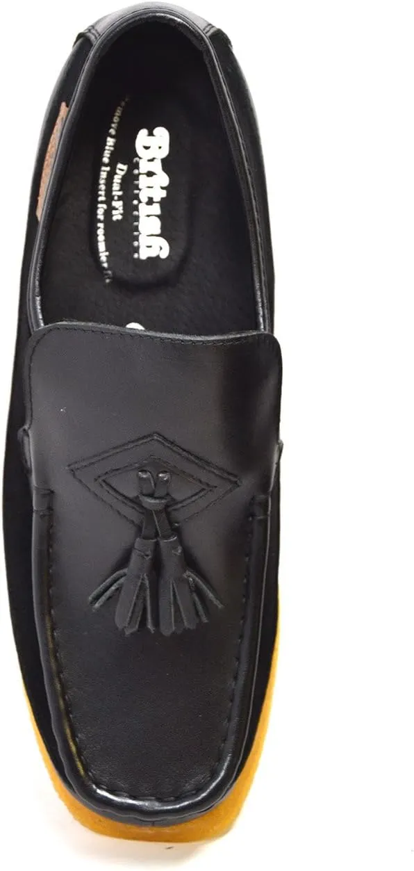 British Collection - Brooklyn Leather and Suede Combo Shoes [2200-1 -2200-4]