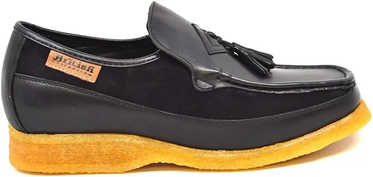 British Collection - Brooklyn Leather and Suede Combo Shoes [2200-1 -2200-4]