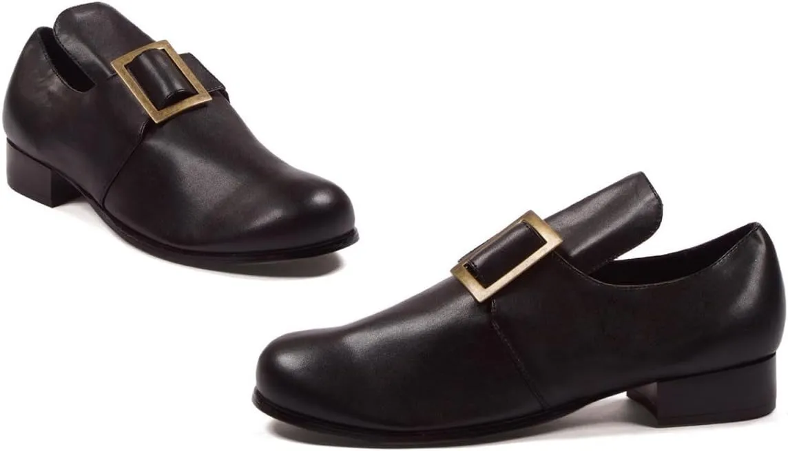 Buckle Black Colonial Shoe for Adults - Medium