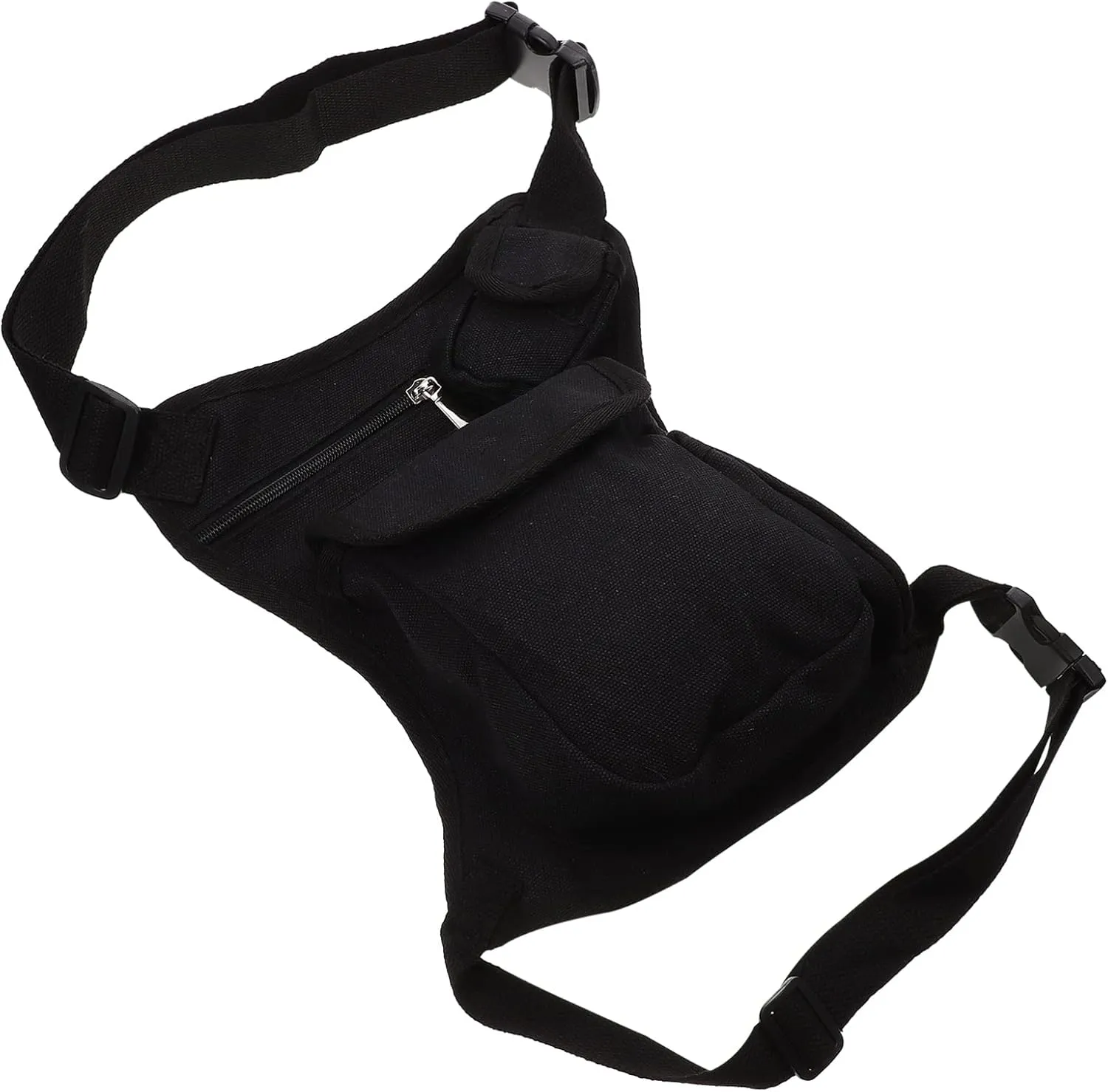 Canvas Leg Bag Waist Pack Outdoor Sports Pouch for Travel Hiking Camping Climbing Unisex Design Strong Craftsmanship Smooth Zipper Versatile for Adventures