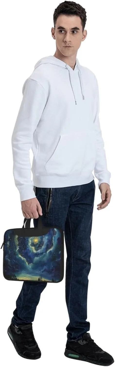 Celestial Printed Laptop Tote Bag, Laptop Tote Bag, Travel Bag, Business Computer Bag, Work Bag for Men and Women