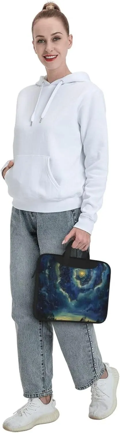 Celestial Printed Laptop Tote Bag, Laptop Tote Bag, Travel Bag, Business Computer Bag, Work Bag for Men and Women