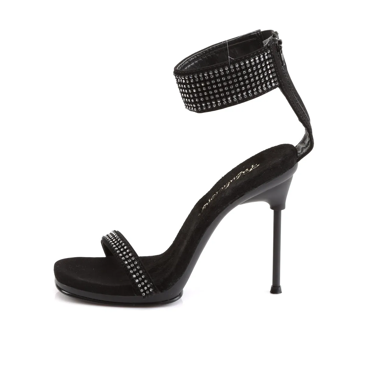 CHIC-40 - Black Nubuck PU Heels