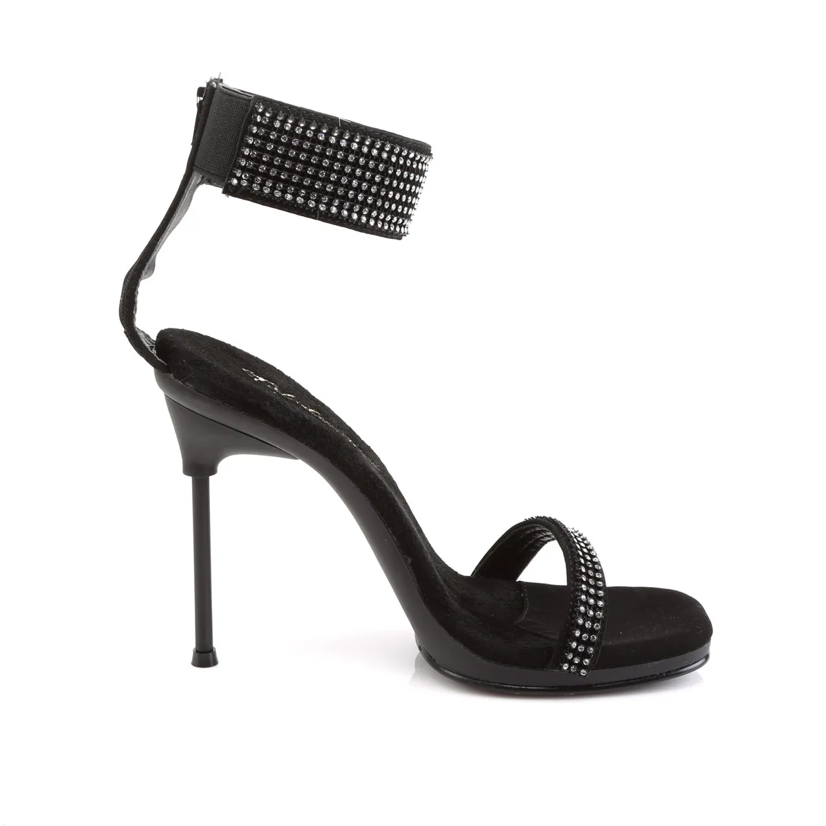 CHIC-40 - Black Nubuck PU Heels