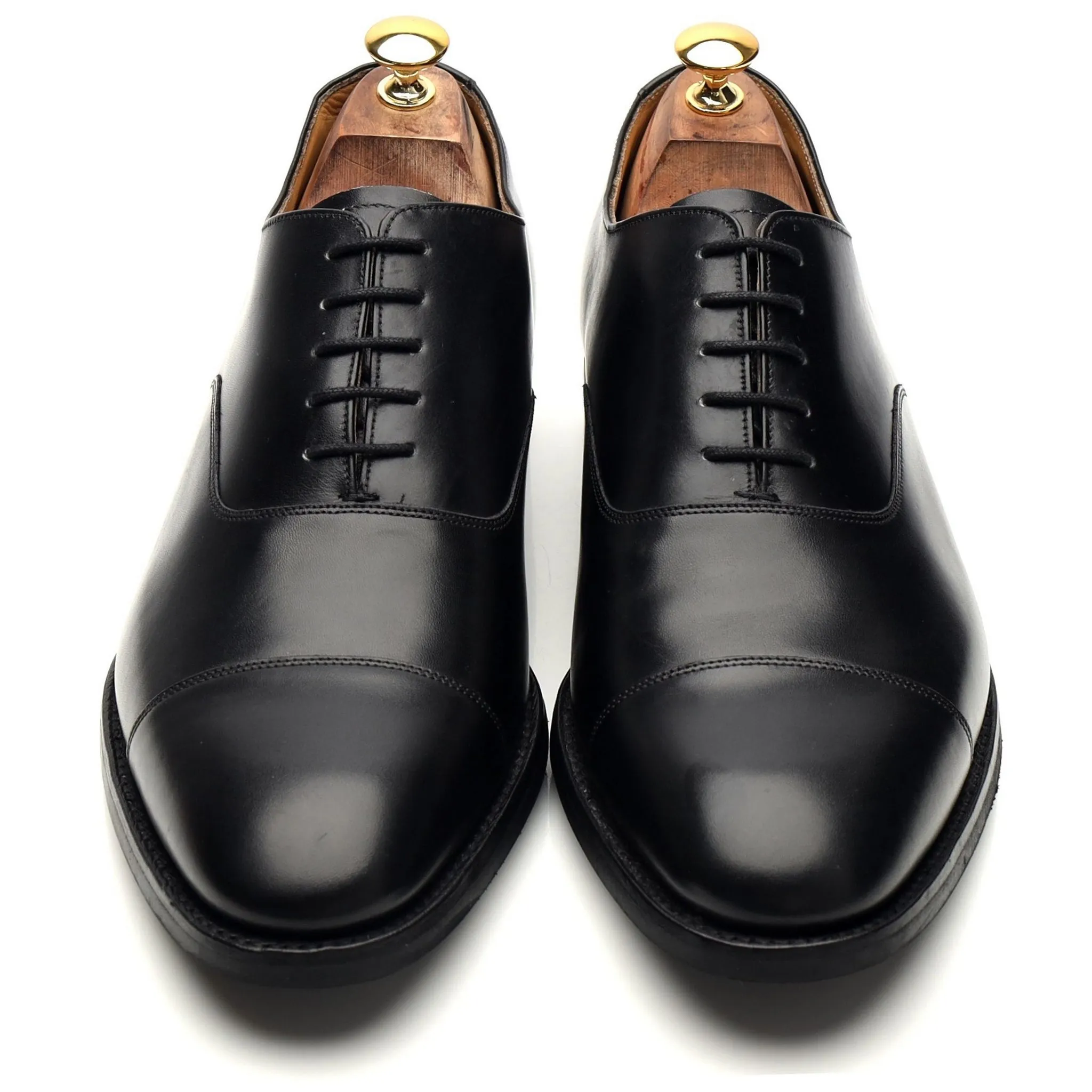 'Chigwell' Black Leather Oxford UK 10.5 G