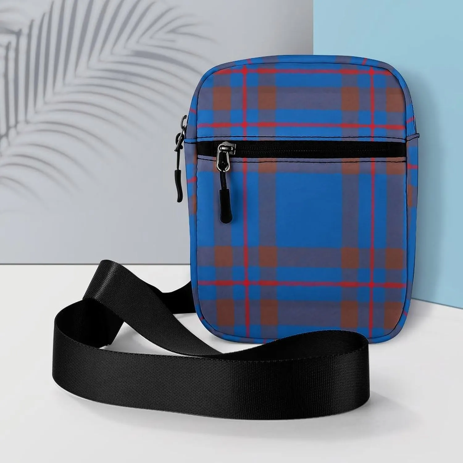 Clan Elliot Tartan Chiffon Detachable Shoulder Strap Small Shoulder Bag Unisex