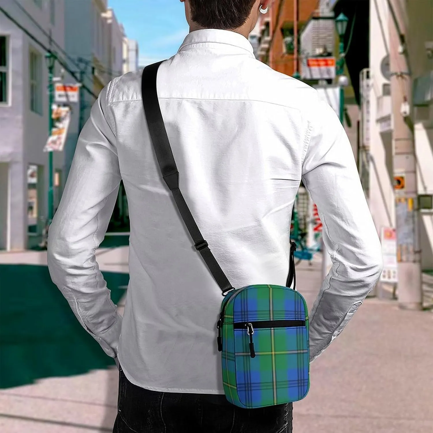 Clan Johnstone Johnston Detachable Shoulder Strap Small Shoulder Bag Unisex