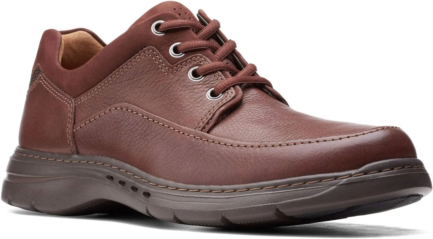 Clarks Un Brawley Lace Leather Shoes