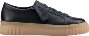Clarks Women's Mayhill Walk Trainers, Navy leather, 6.5