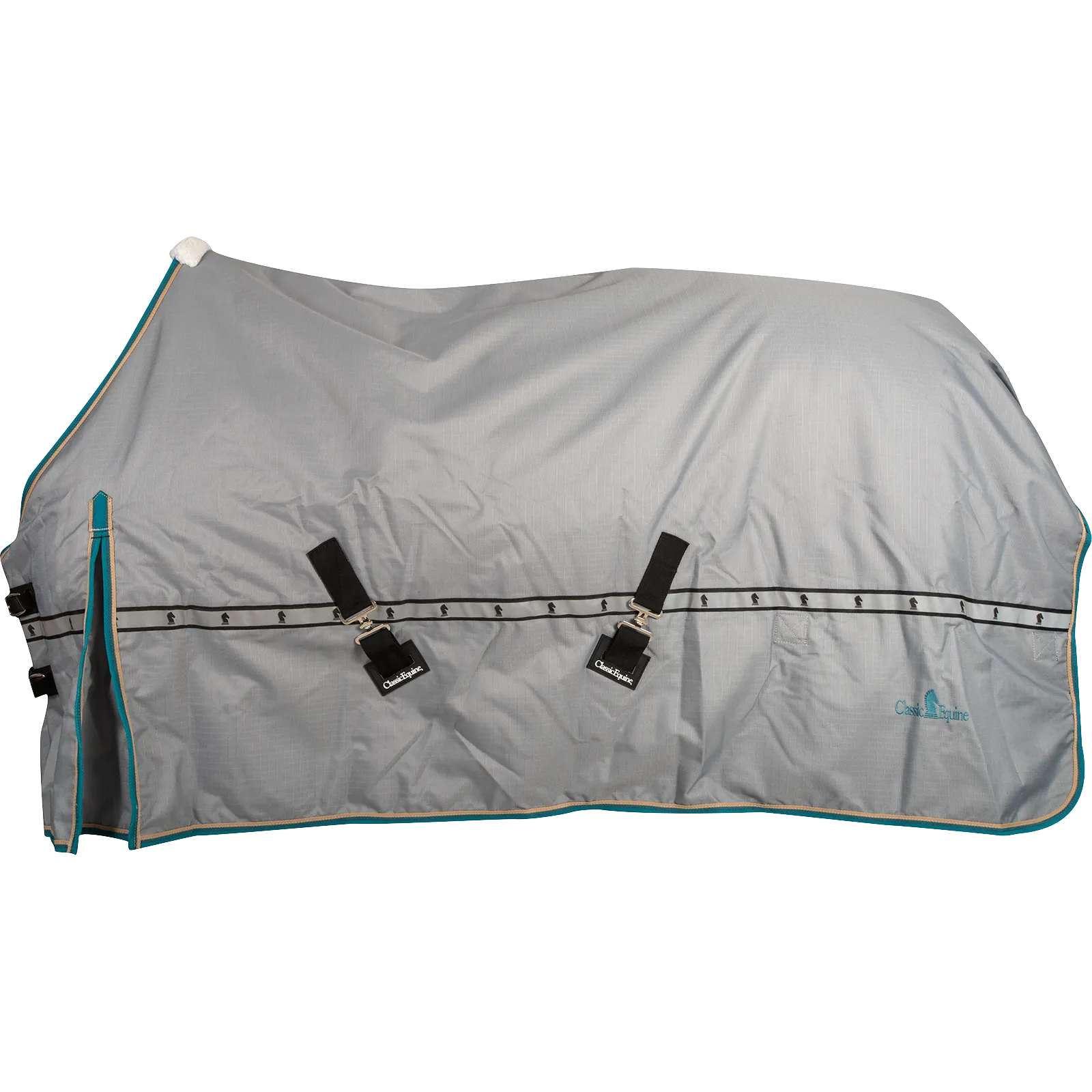Classic Equine 10K Cross Trainer Turnout Blanket- Steel Grey