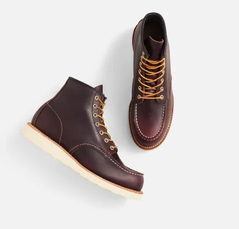 Classic Moc Toe Boots 8847 - Black Cherry Excalibur