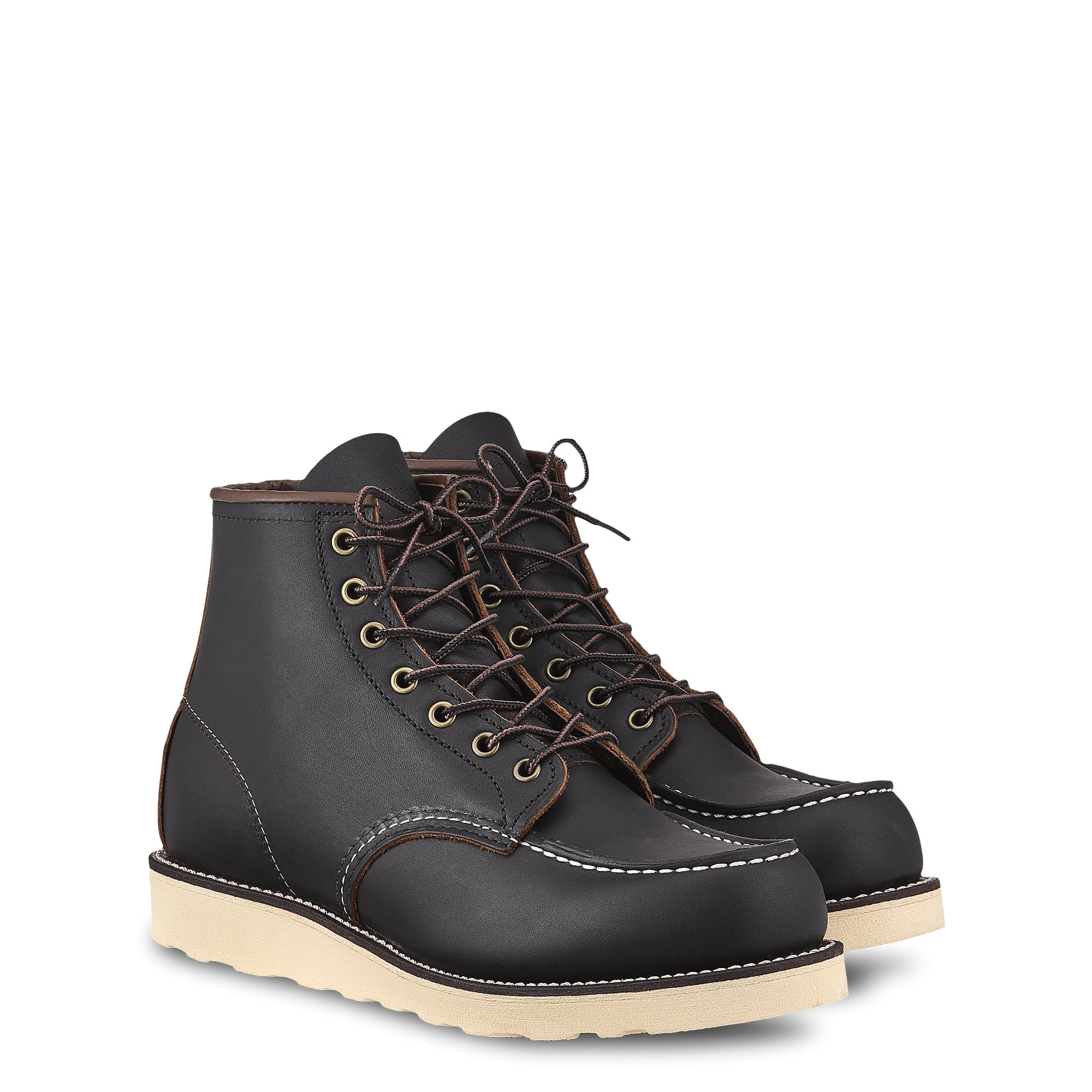 Classic Moc Toe Boots 8849 - Black Prairie