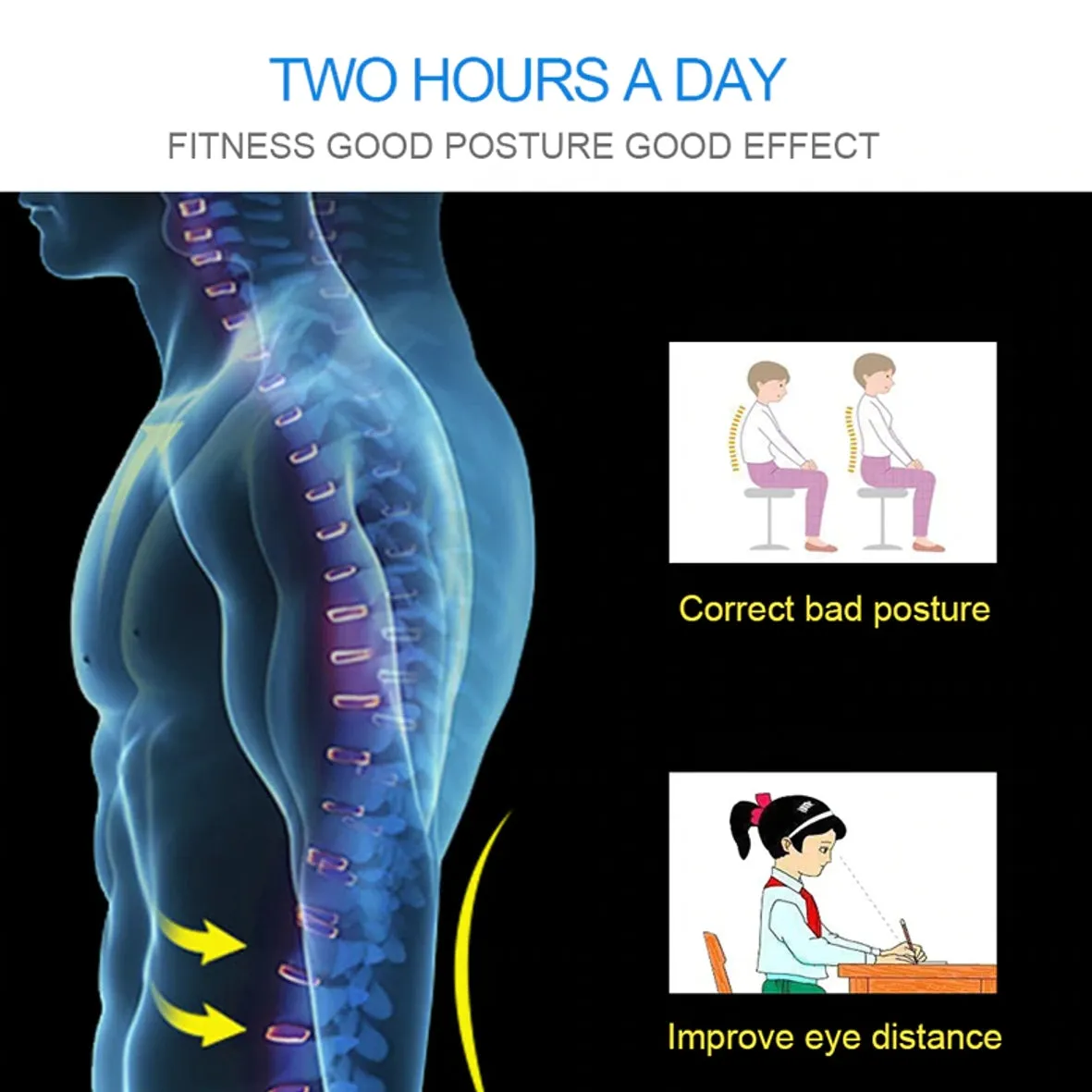 Clavicle Support Posture Corrector Back Posture Brace Stop Slouching and Hunching Adjustable Back Trainer