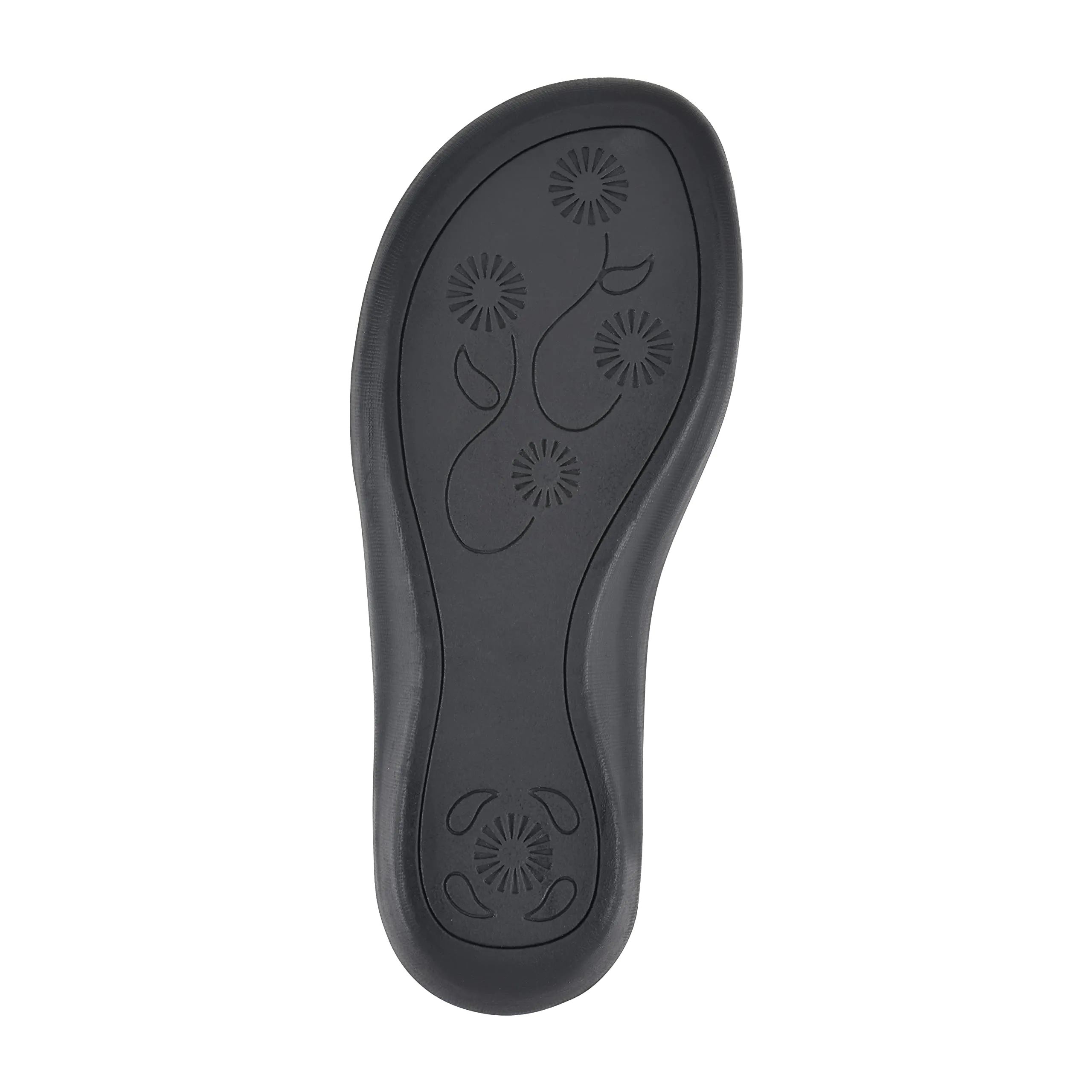 CLIFFS BY WHITE MOUNTAIN Caring Women's Slide Sandal, Black/Smooth, 8 M