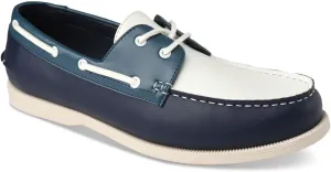 Clubroom Mens Navy Moc Toe Comfort Elliot Round Toe Lace-Up Boat Shoes 11 M, Blue
