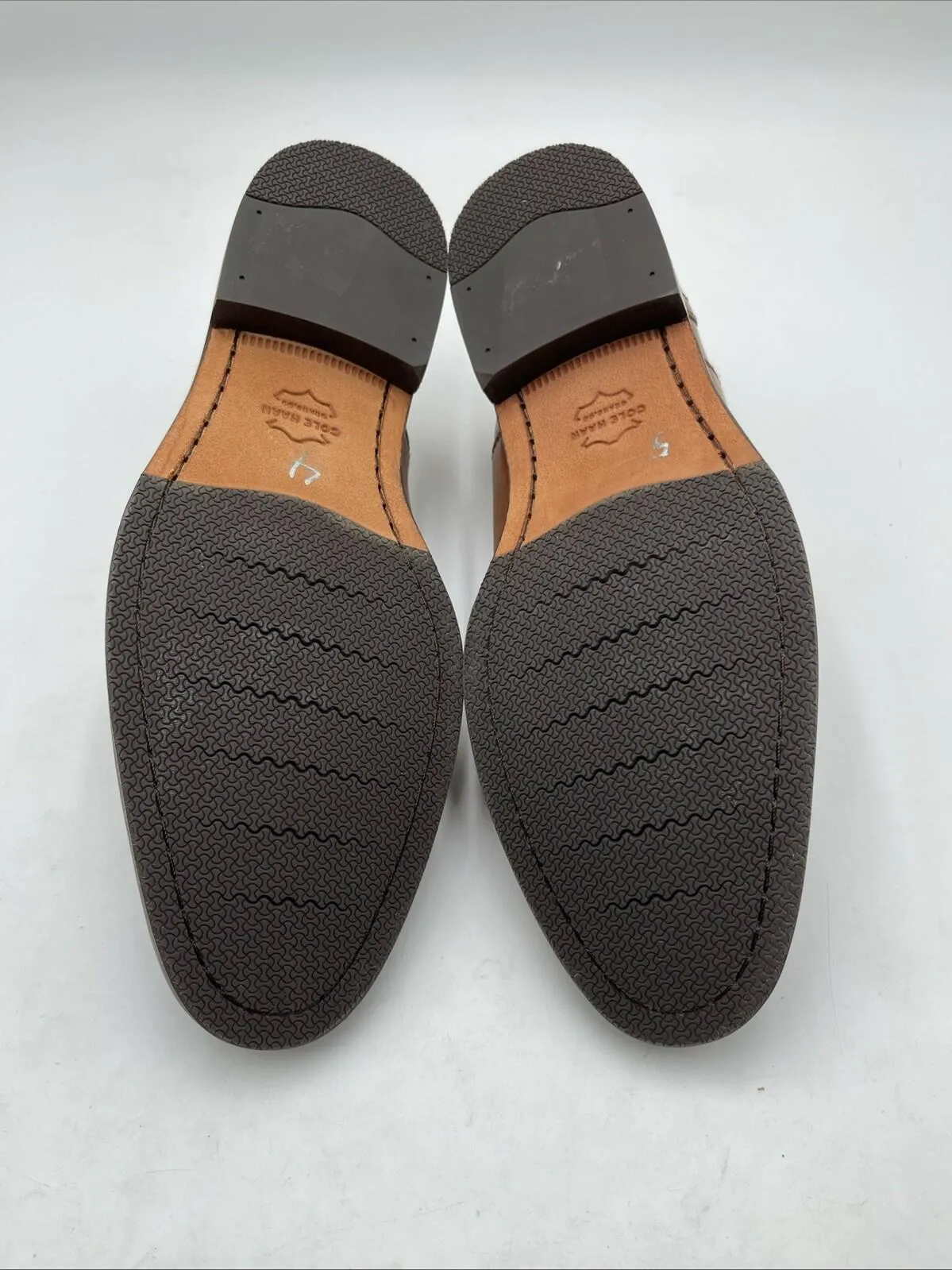 Cole Haan Men's Sawyer Cap Toe Oxford Brown Size 9M - Very Good