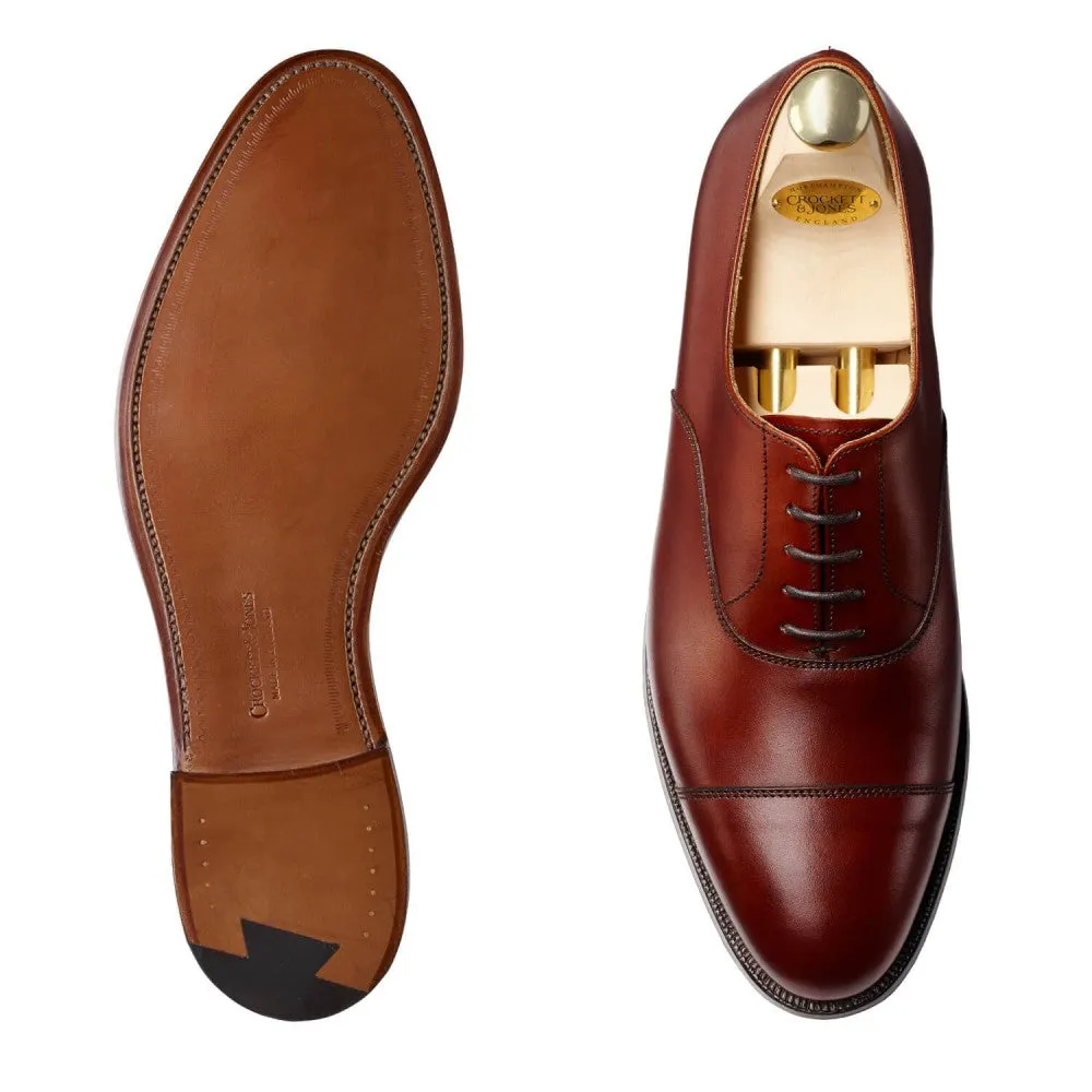 Connaught Chestnut Burnished Calf, Crockett & Jones