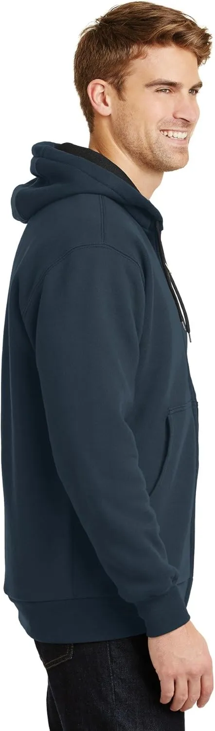Cornerstone Heavyweight Full-Zip Hooded Sweatshirt with Thermal Lining CS620
