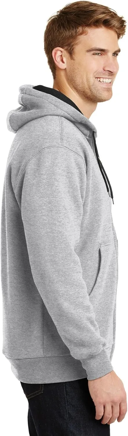 Cornerstone Heavyweight Full-Zip Hooded Sweatshirt with Thermal Lining CS620