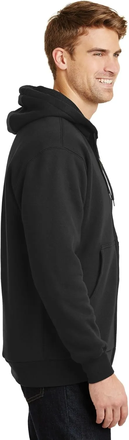 Cornerstone Heavyweight Full-Zip Hooded Sweatshirt with Thermal Lining CS620
