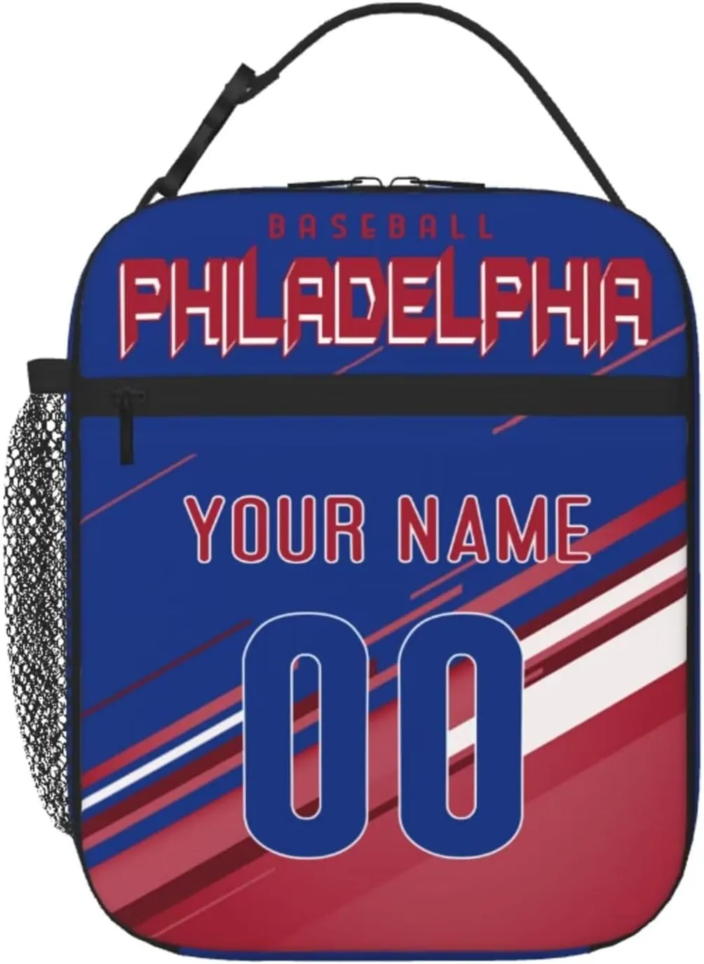 Custom Personalized Lunch Bag,Can Custom Name and Number,Insulated And Reusable Lunch Bag,Gift For Sport Fans.