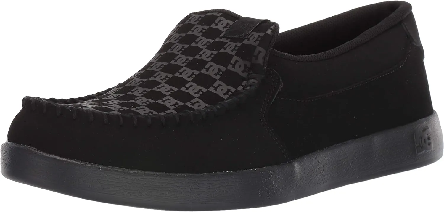 DC mens Villain 2 Skate Shoe, Black, 8.5 US