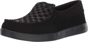 DC mens Villain Casual Slip on Skate Shoe, Black, 9.5 US
