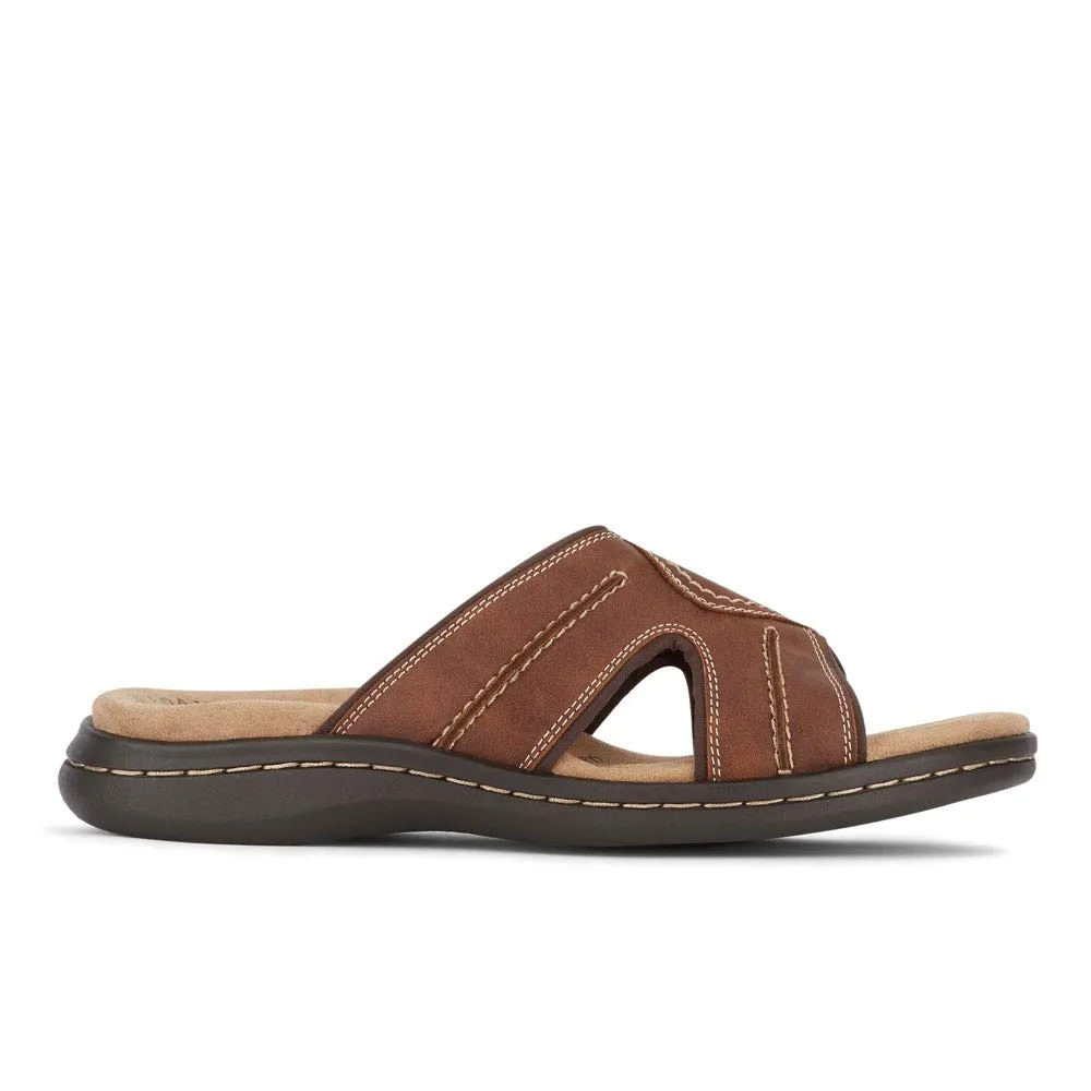 Dockers Men's Slide Sandal, Rust, 11 Wide